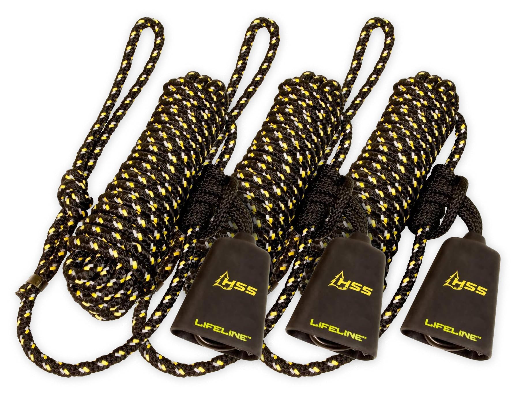 Hunter Safety System Lifeline for Hunting Tree-Stand Safety Harness, Reflective, 3-Pack