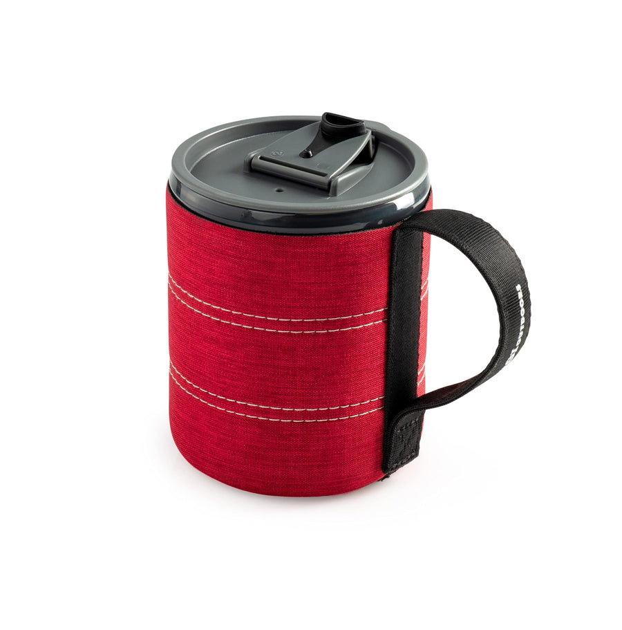 GSI Outdoors Neoprene Backpacker Mug I Infinity Lightweight BPA-Free Mug for Camping & Outdoors, 17 unces