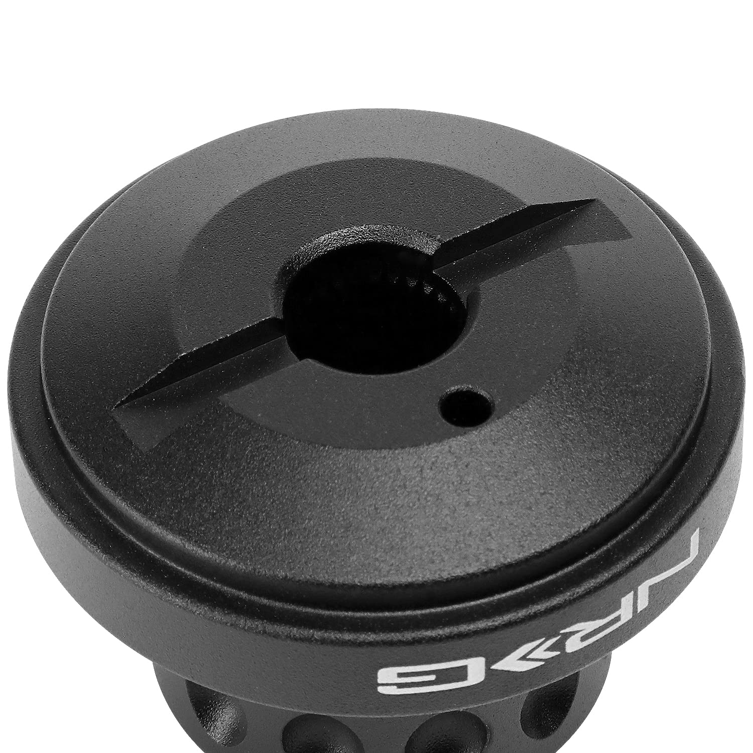 NRG Innovations SRK-RL190H-BK Short Hub Adapter Steering Wheel Compatible with 86-91 CRX Civic / 86-90,Black