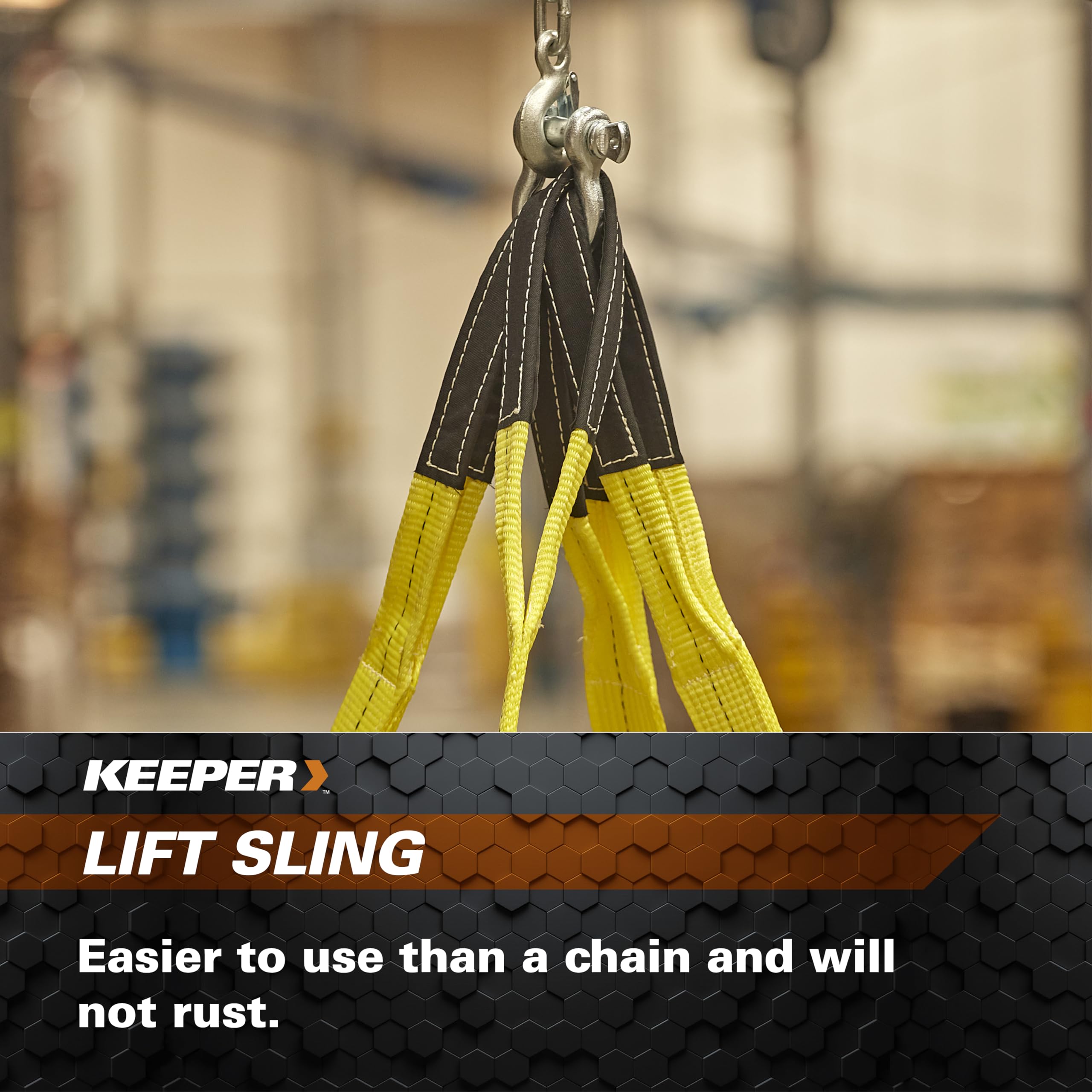 10' x 3" Lift Sling Keeper, 2 Ply (02634
