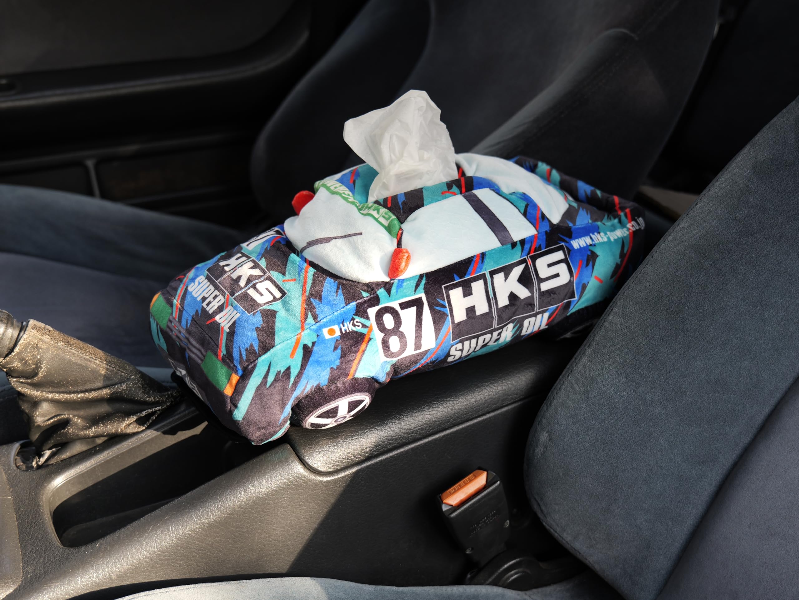 OIL COLOR HKS TISSUE HOLDER RACING CAR
