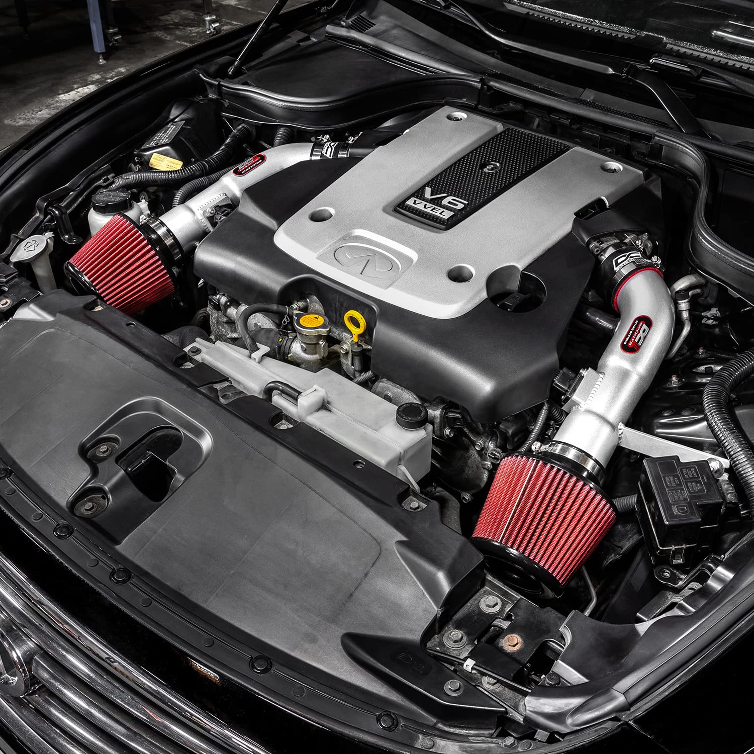 Short Ram Intake System DC Sports For Use With (Infiniti 07-08 G35/ 08-13 G37/14-15 Q50)