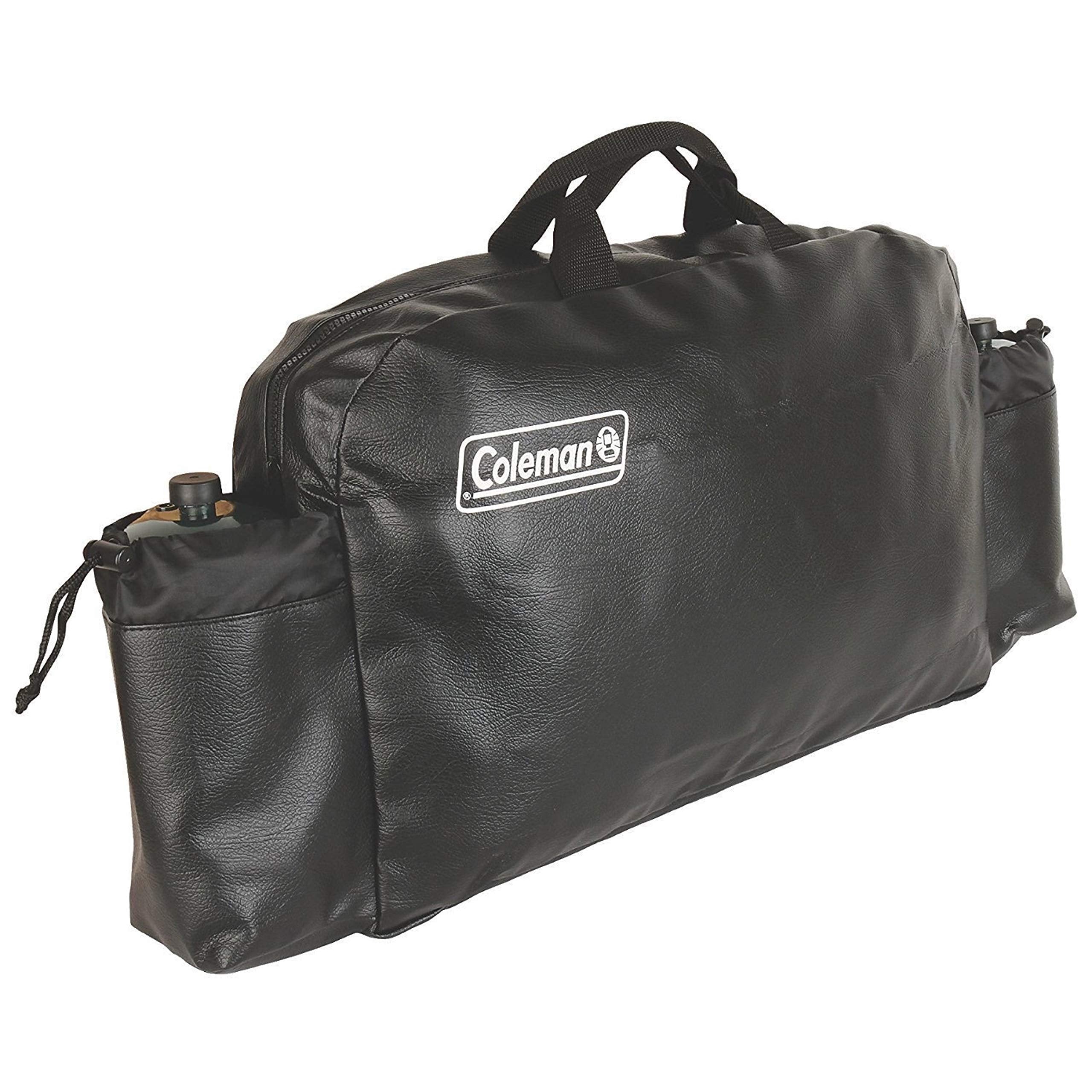 Coleman Protective Cover & Carry Case, Large Stove Fits Most Grills/Stoves, 2 Large Side Pockets for Fuel Cannisters