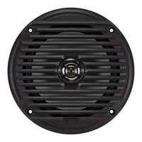 Black 6.5" Coaxial Speakers, 130 Watts