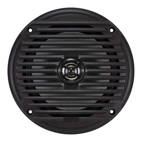 Black 6.5" Coaxial Speakers, 130 Watts