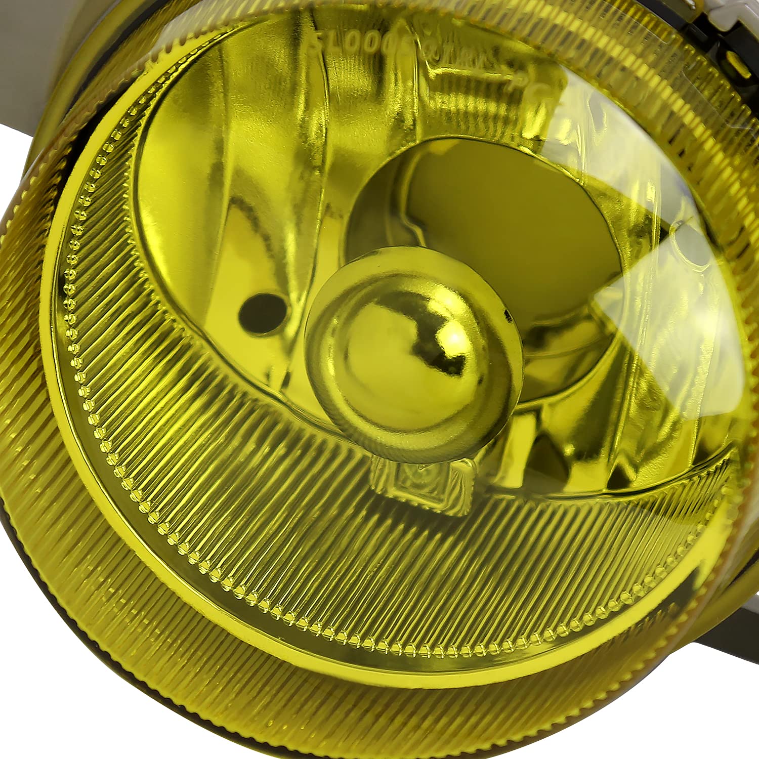 Bumper Driving Fog Lights Spec-D Tuning Yellow Compatible with 1993-1997 Honda Del Sol L+R Pair Assembly