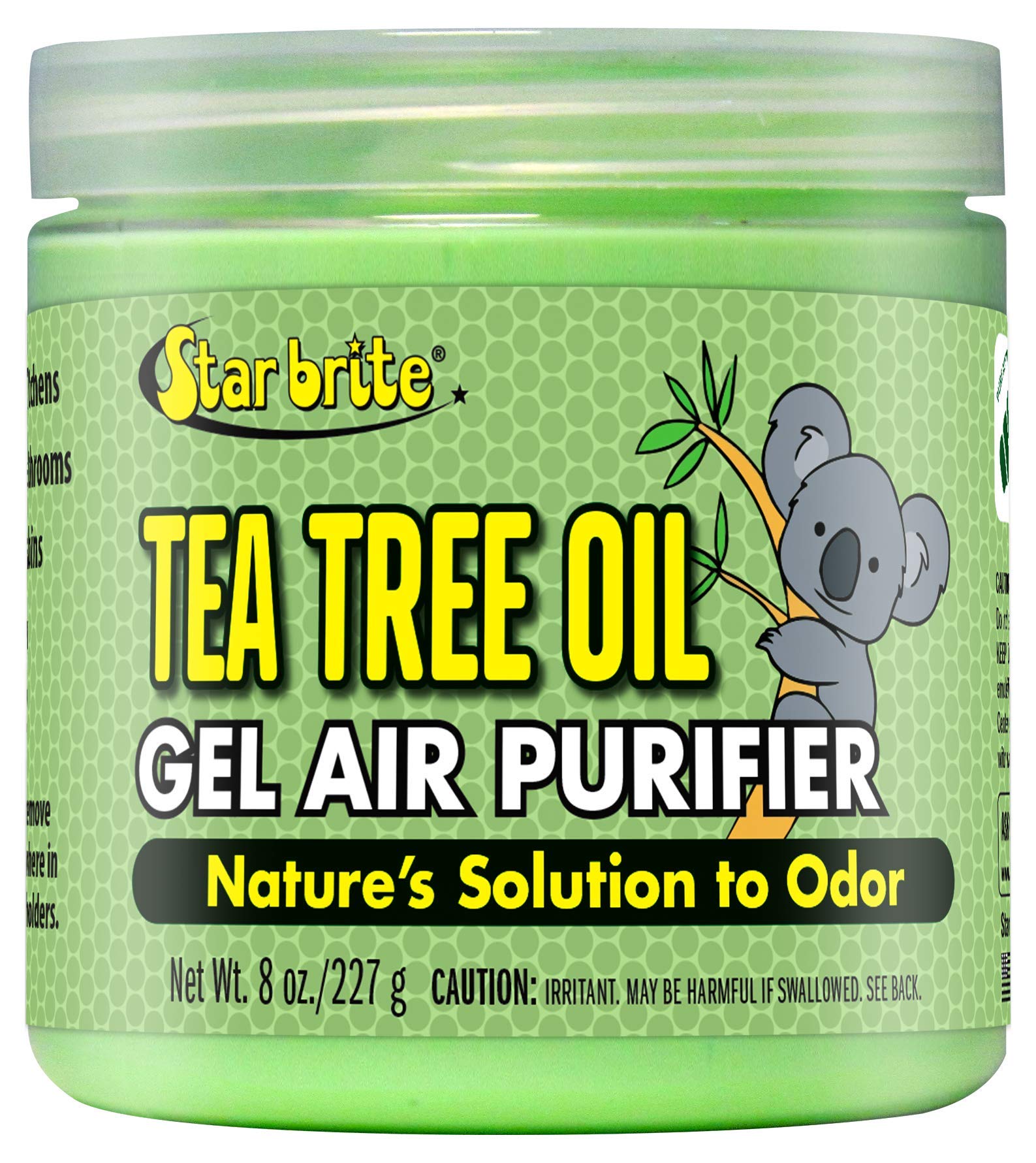 ATTIA-Certified STAR BRITE Pure Australian Tea Tree Oil Gel Air Purifier - Tub - 8 OZ (096508)