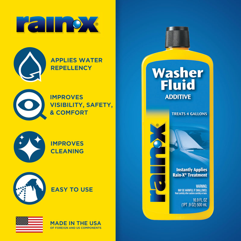Washer Fluid Additive Rain-X RX11806D-16.9 fl. oz, 500. ml
