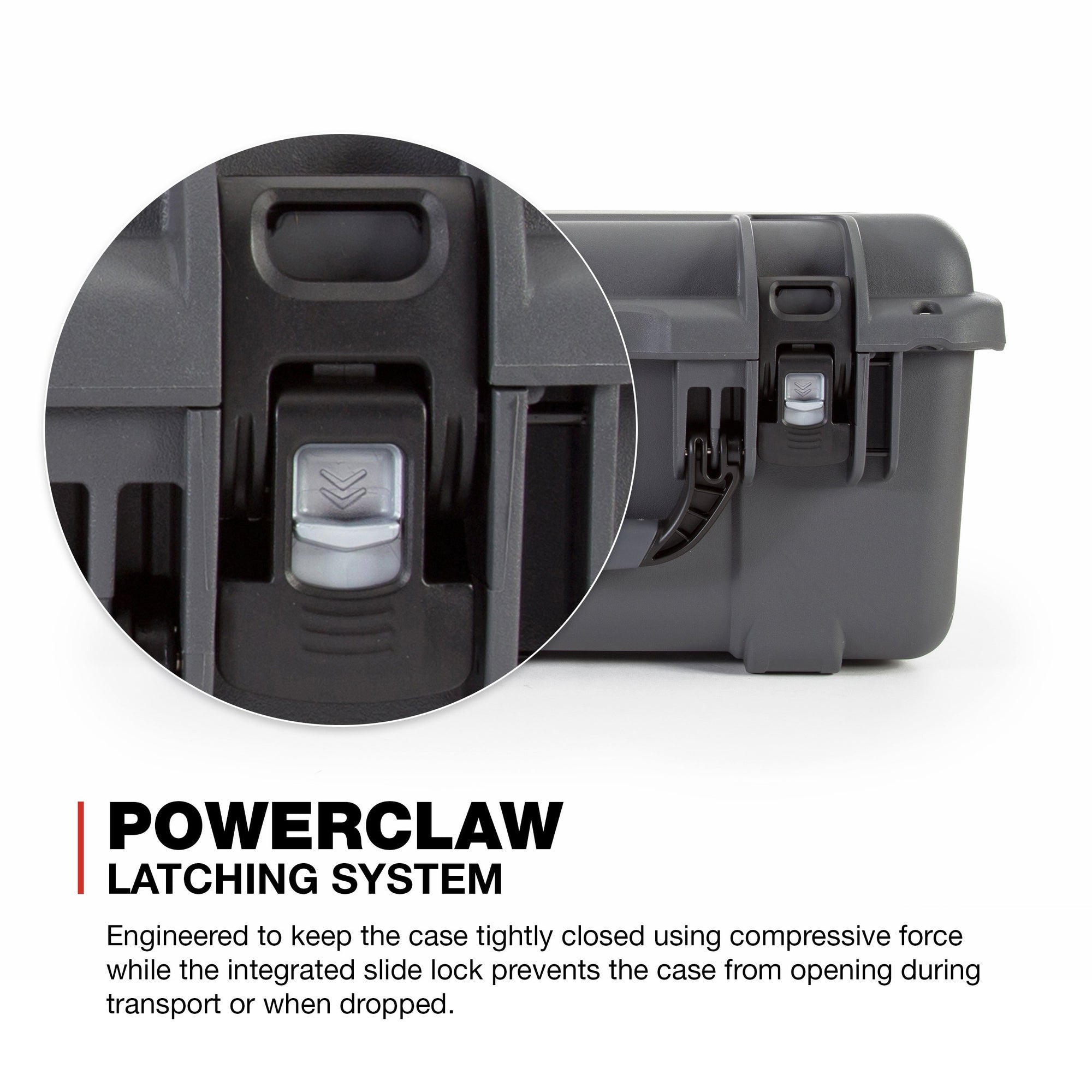 Waterproof Nanuk 933 Hard Case with Padded Dividers - Graphite