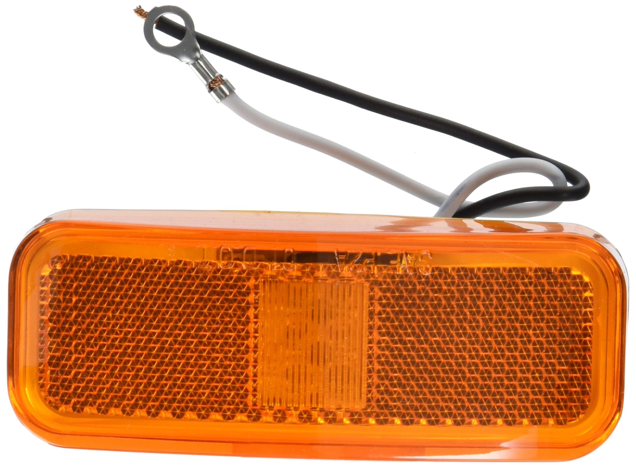 Diamond Group 52718 Weatherproof Amber 4" x 1.5" LED Marker Light with Reflector