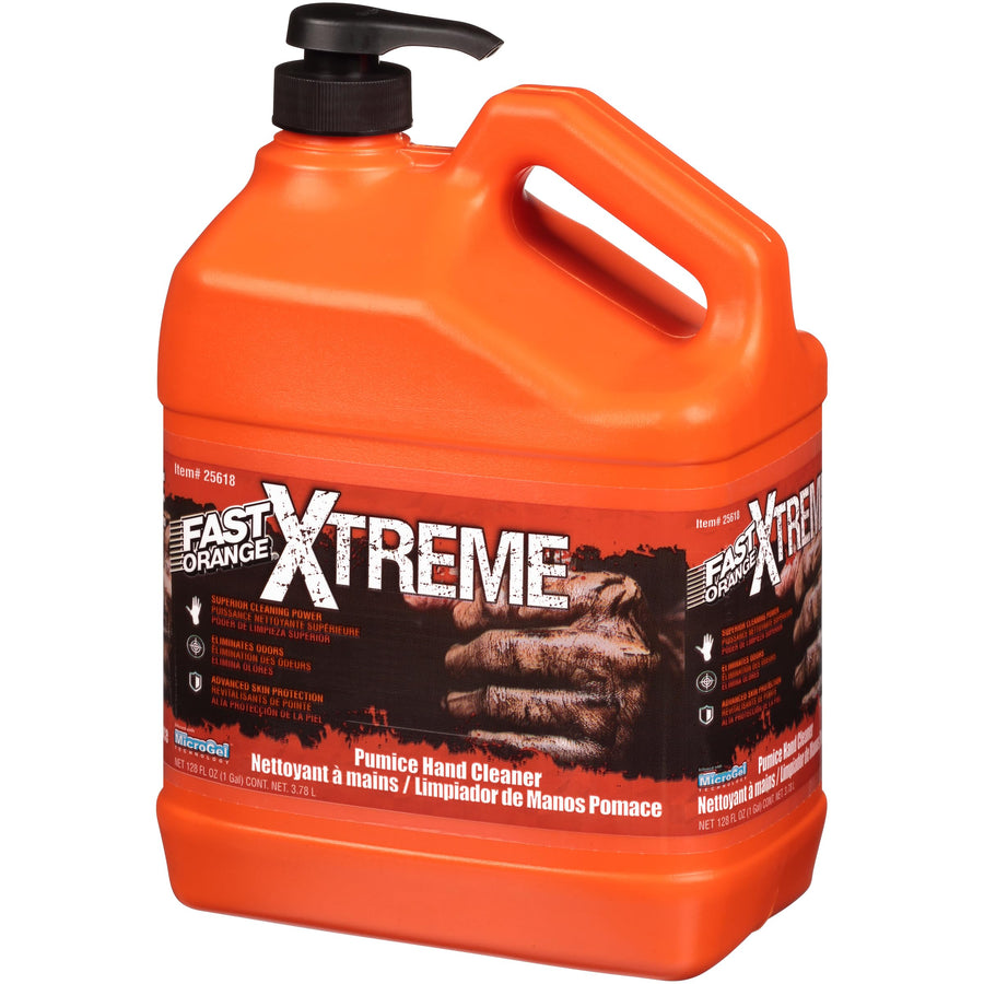 25618 Fast Orange Xtreme Hand Cleaner, 1 Gallon, 128 Fl Oz (Pack of 1)