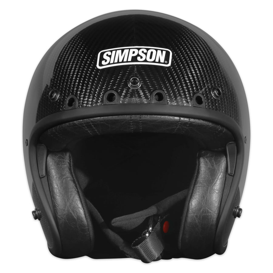 Motorcycle Simpson CHOPCLG Chopper Helmet Adult Large - Carbon Fiber