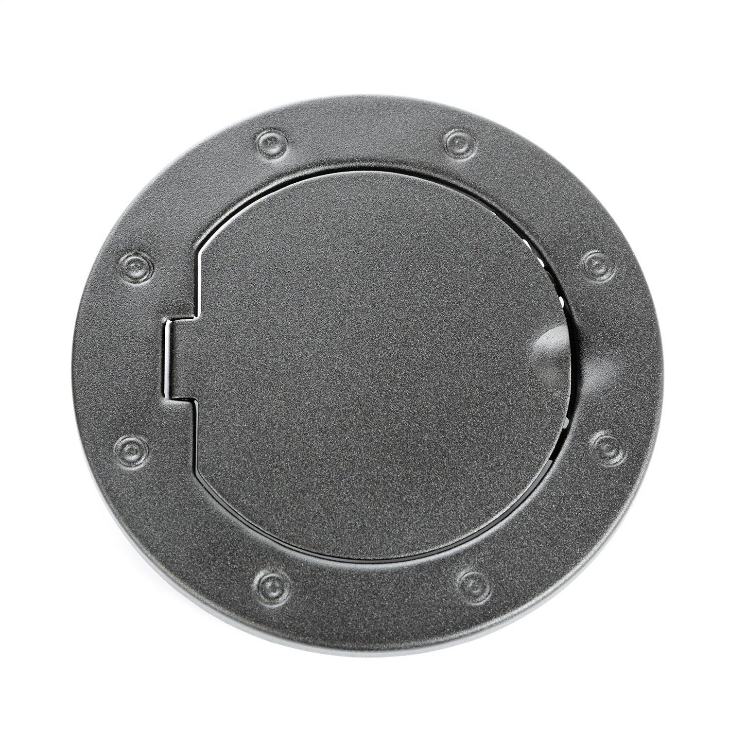 Gas Cap Door, Rugged Ridge Non-Locking, Textured Black | 11229.05 | Fits 2007-2018 Jeep Wrangler JK/JKU