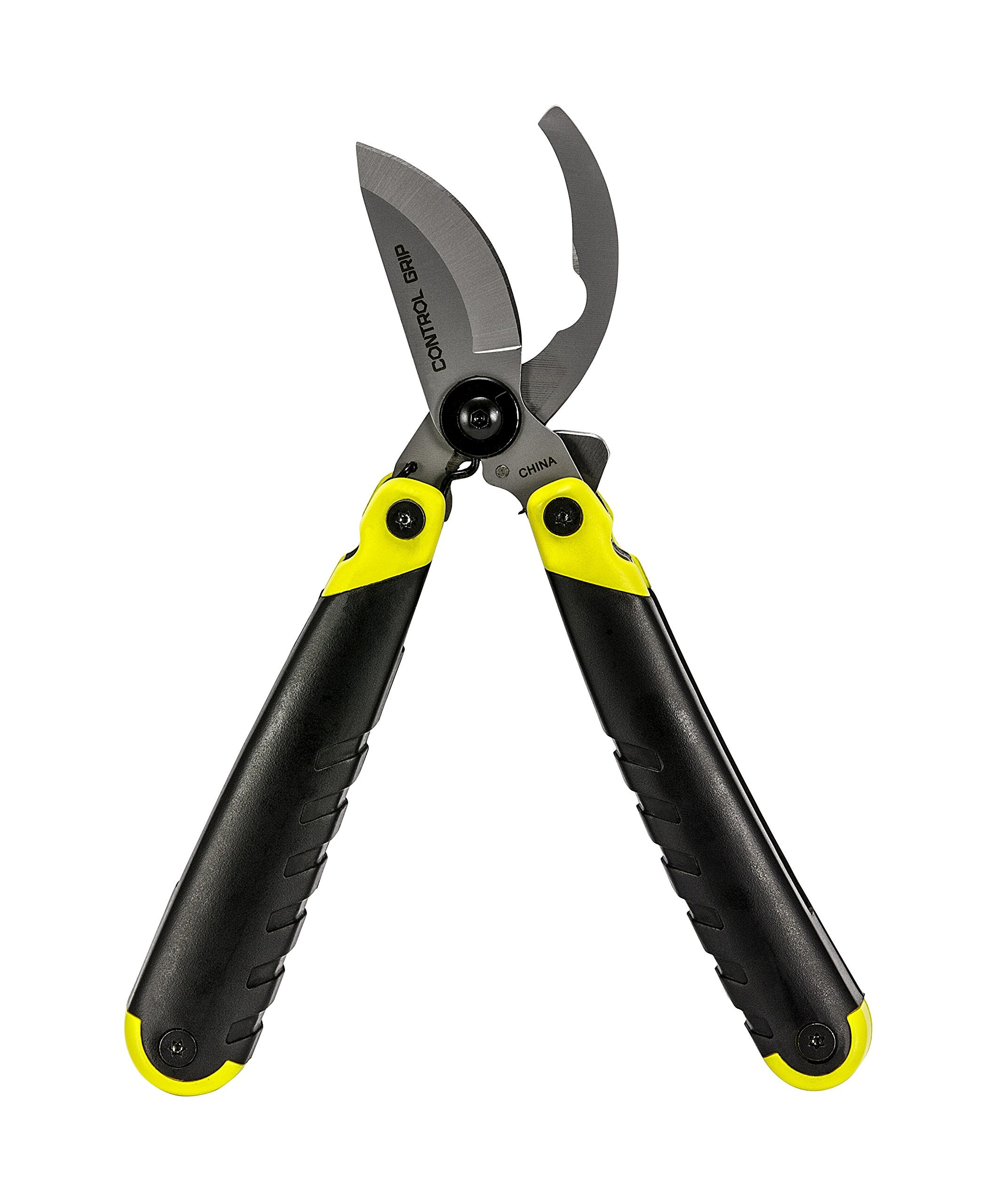 Stainless Steel Hunters Specialties Compact Lightweight Easy-to-use Control Grip Folding Pruner Knife