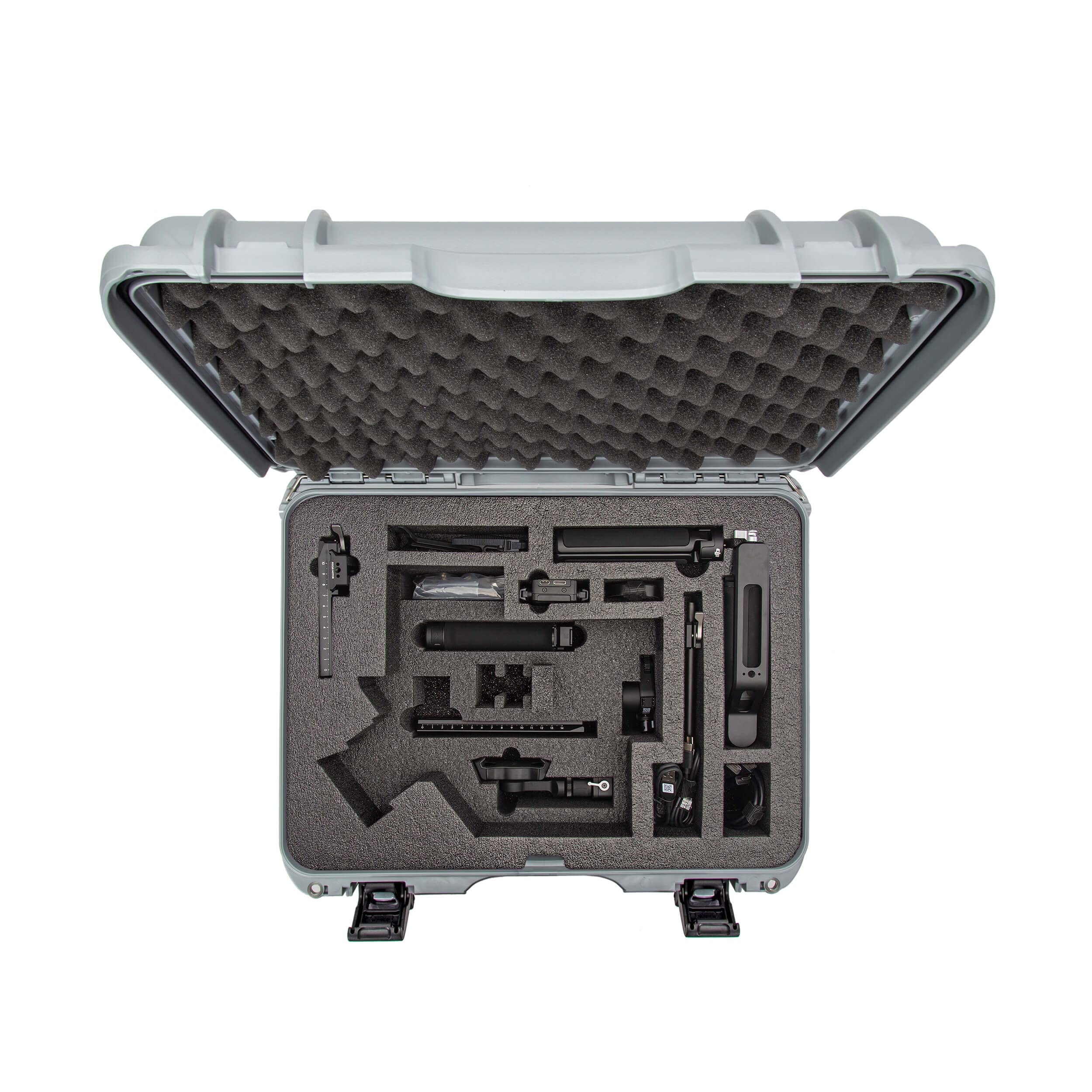 Waterproof Nanuk 930 Hard Case with Custom Insert for The DJI Ronin S3, S3 Combo, S3 PRO, S3 PRO Combo - Silver (930S-080SV-0A0-C0634)