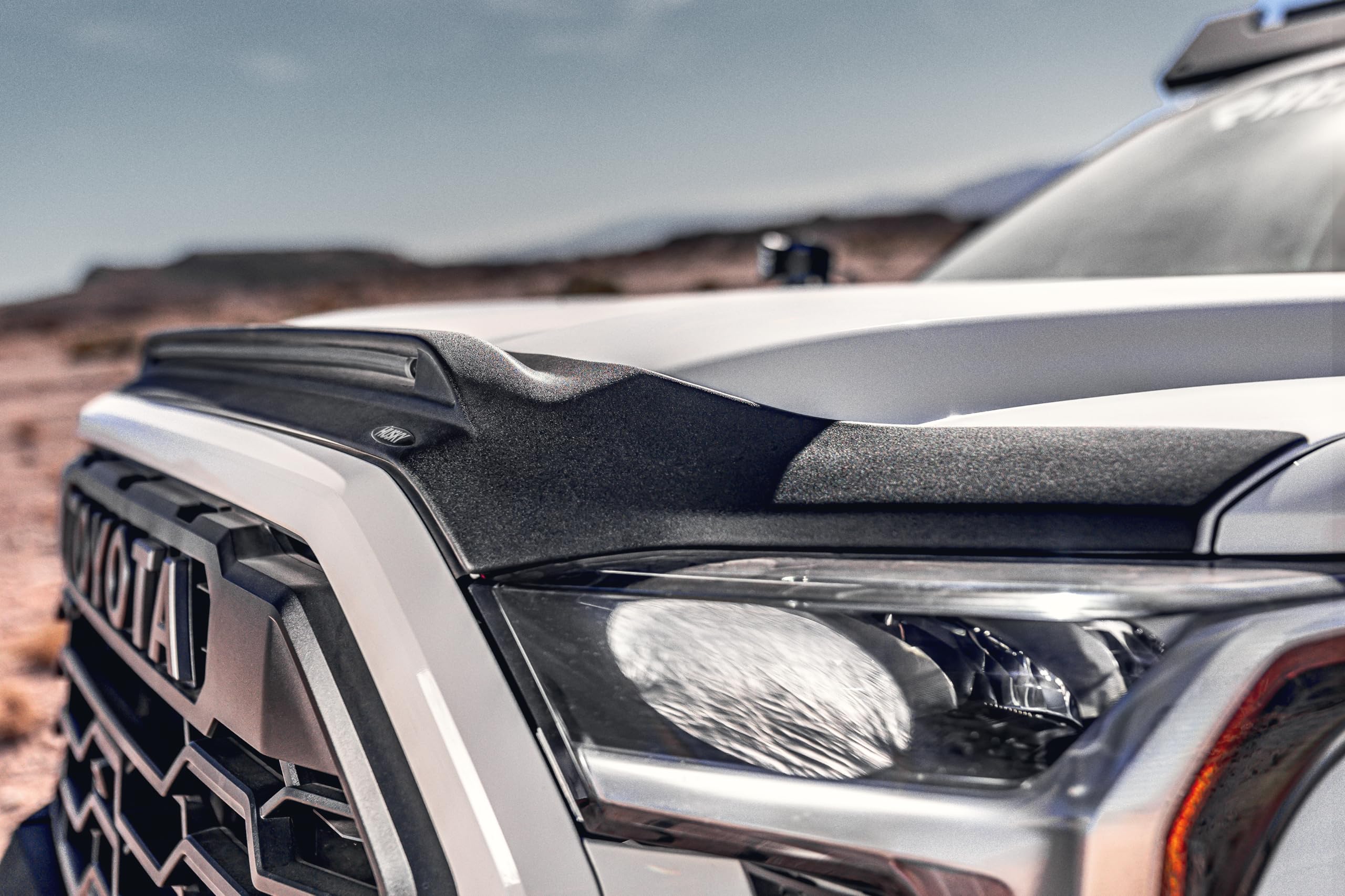 Aeroskin Husky Liners Lightshield PRO | Fits 2021-2026 Ford F-150 (Exclusions See Below) | Low Profile Deflector/Bug Shield 1 pc.Black | 2820196