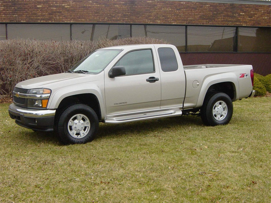 Owens Products Glastep 2168 Custom Molded Fiberglass Gray Running Boards 04-12 Chevrolet Colorado 04-12 GMC Canyon W/Street Flares-No Xtreme Extended Cab Fiberglass Gray, 1 Pack