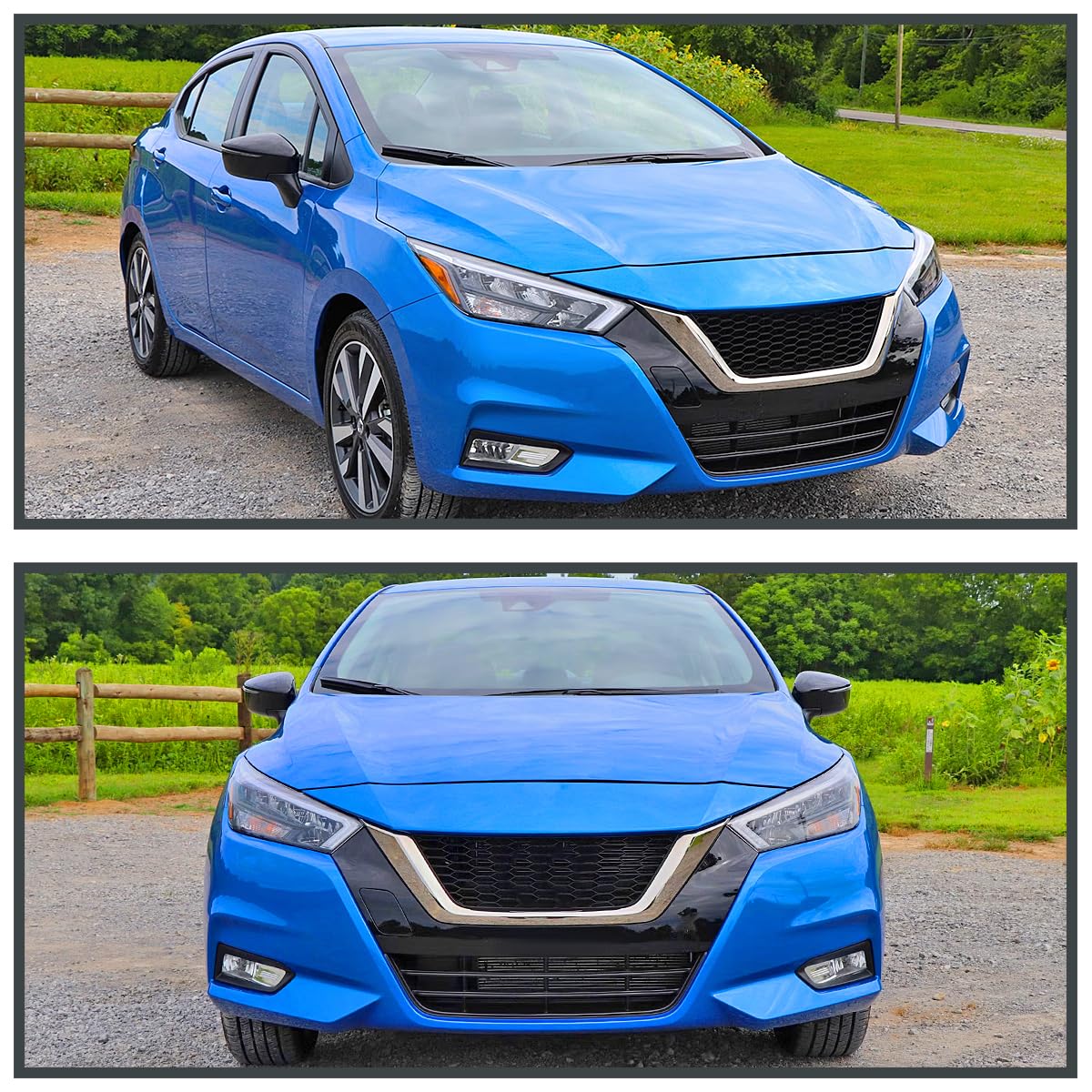 Fog Lamp Spec-D Tuning Clear Lens with OE Wiring and Switch Compatible with Nissan Versa 2020