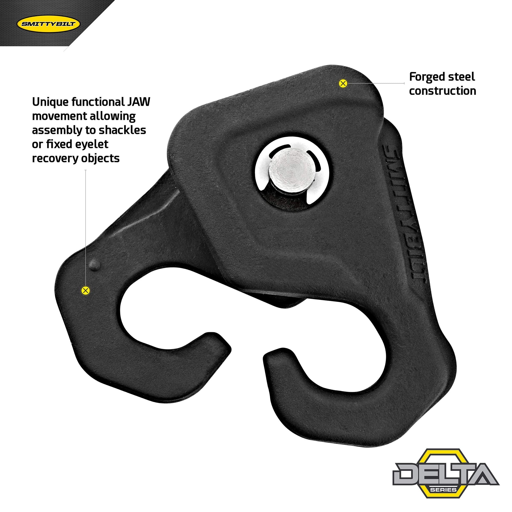Delta Series Smittybilt 99044 - Forged Snatch Block