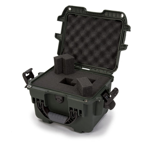 Olive Nanuk 908 Waterproof Hard Case with Foam Insert