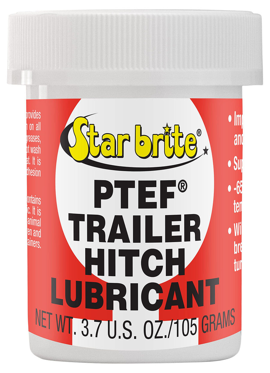 PTEF STAR BRITE Trailer Hitch Lubricant - All-Weather Protection for Trailer Hitches - Rust & Corrosion Resistant - Super Adhesion & High-Temperature Stability - 4 OZ (085804)