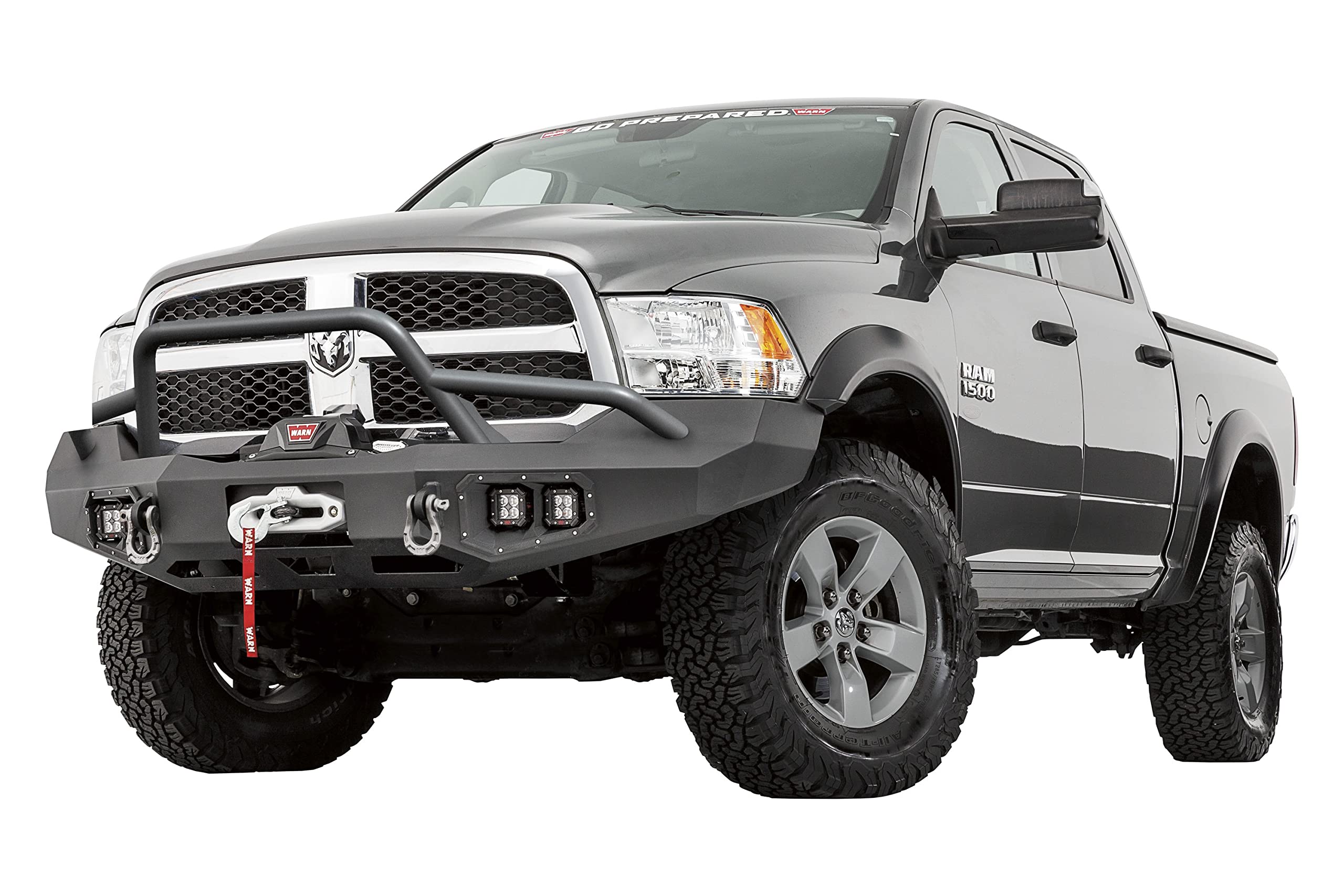 Ascent Baja WARN 100475 Grille Guard Tube Bar, Fits: Dodge Ram 1500 (2013-2018), Ford Super Duty F250, F350 (2011-2016)