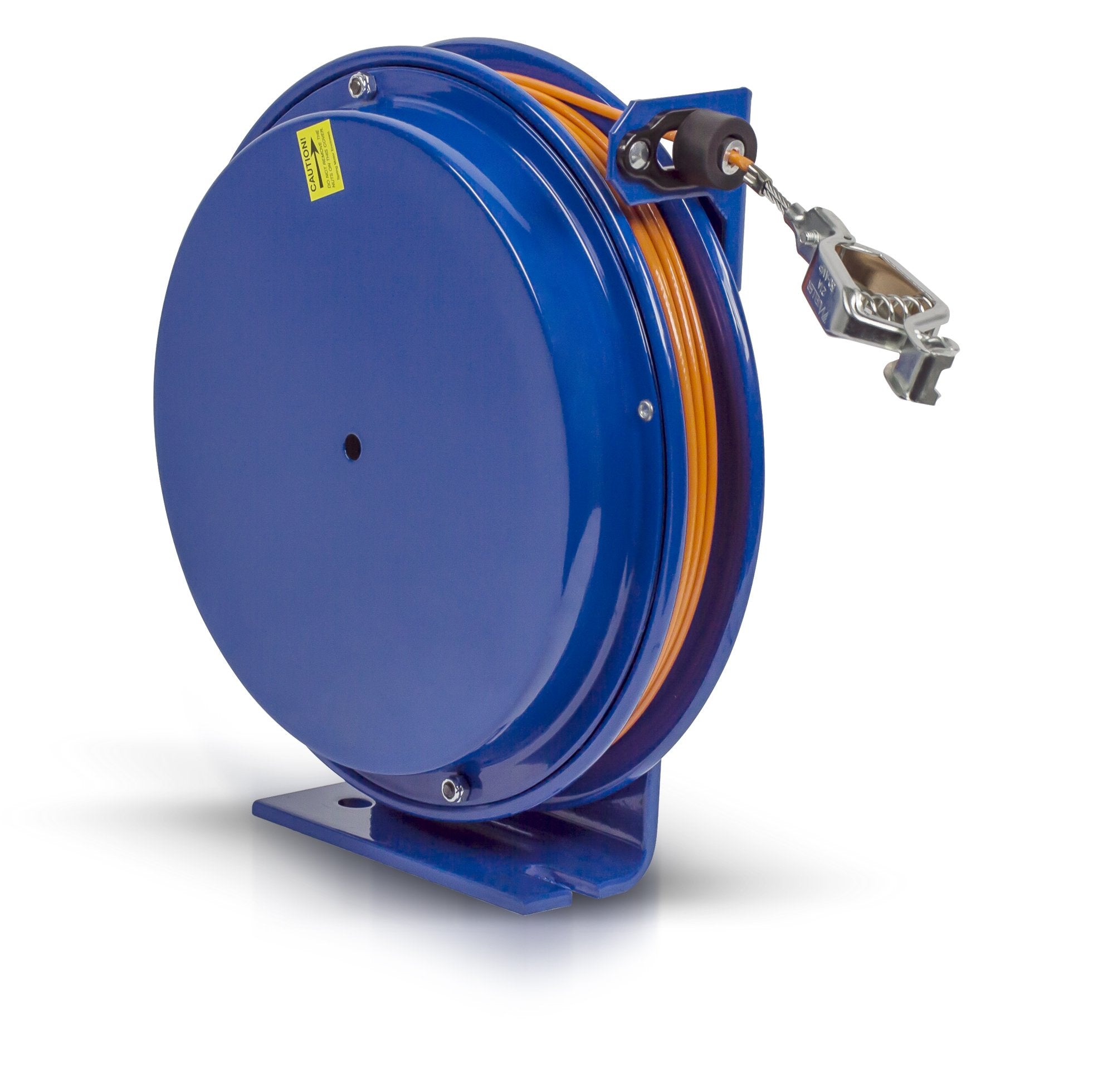 Coxreels | Retractable Static Discharge Cable Reel SD-50 | EZ-SD Series | Grounding Reel for Electrical Work | Non Combustible Grounding Reel | Stainless Steel Cable | Fits 50' Hose | 11"x3.88"x11.5"