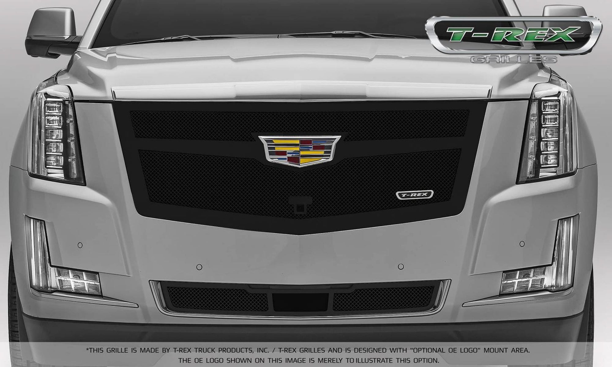 2015 Escalade T-Rex Grilles Upper Class Series Main Grille, Black, 1 Pc, Replacement - PN #51183