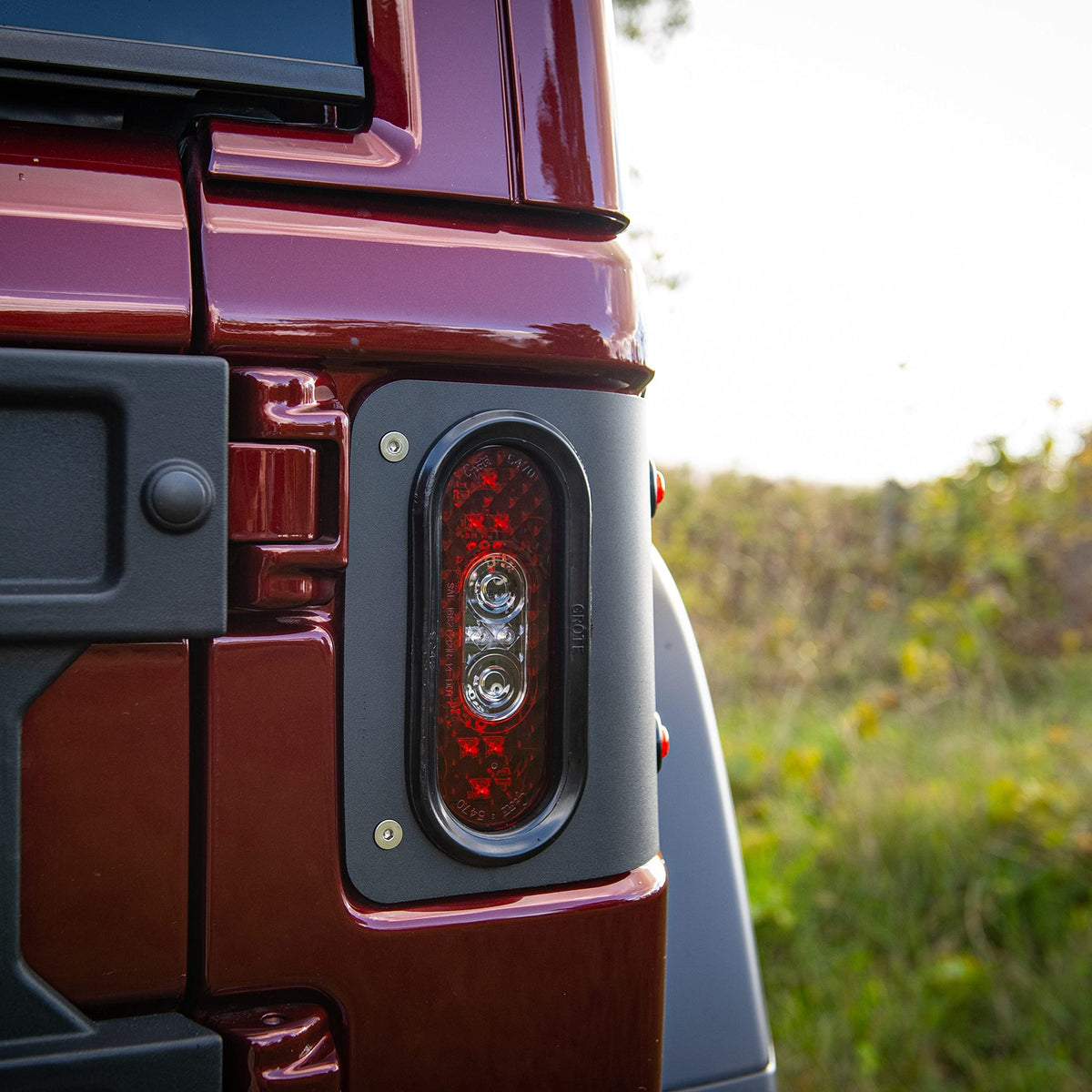 Combat Off Road LED Tail Gunner Tail Lights Compatible with Jeep JL/JLU - Flush Mount, SAE/DOT Approved