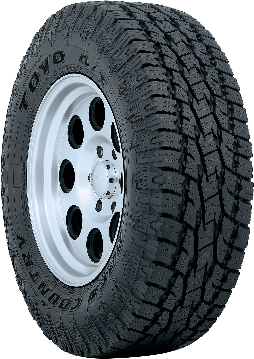 Toyo Tire A/T ll Open Country Radial Tire - 35/1250R18 123R, 35X12.50R18LT 123R E/10 XT, Model:352710