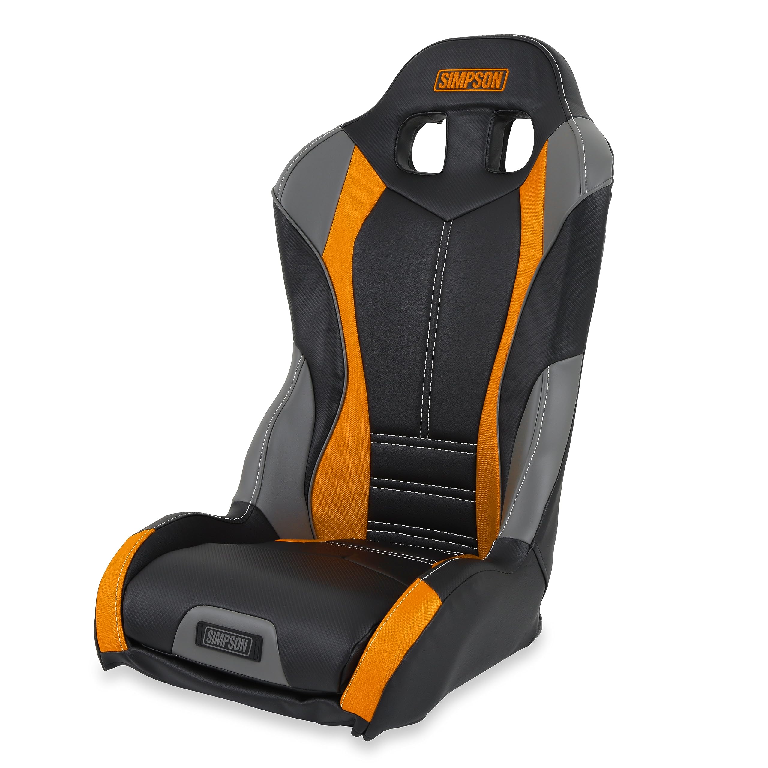 Simpson Racing Pro Sport 107-308 UTV Rear Black/Orange/Grey