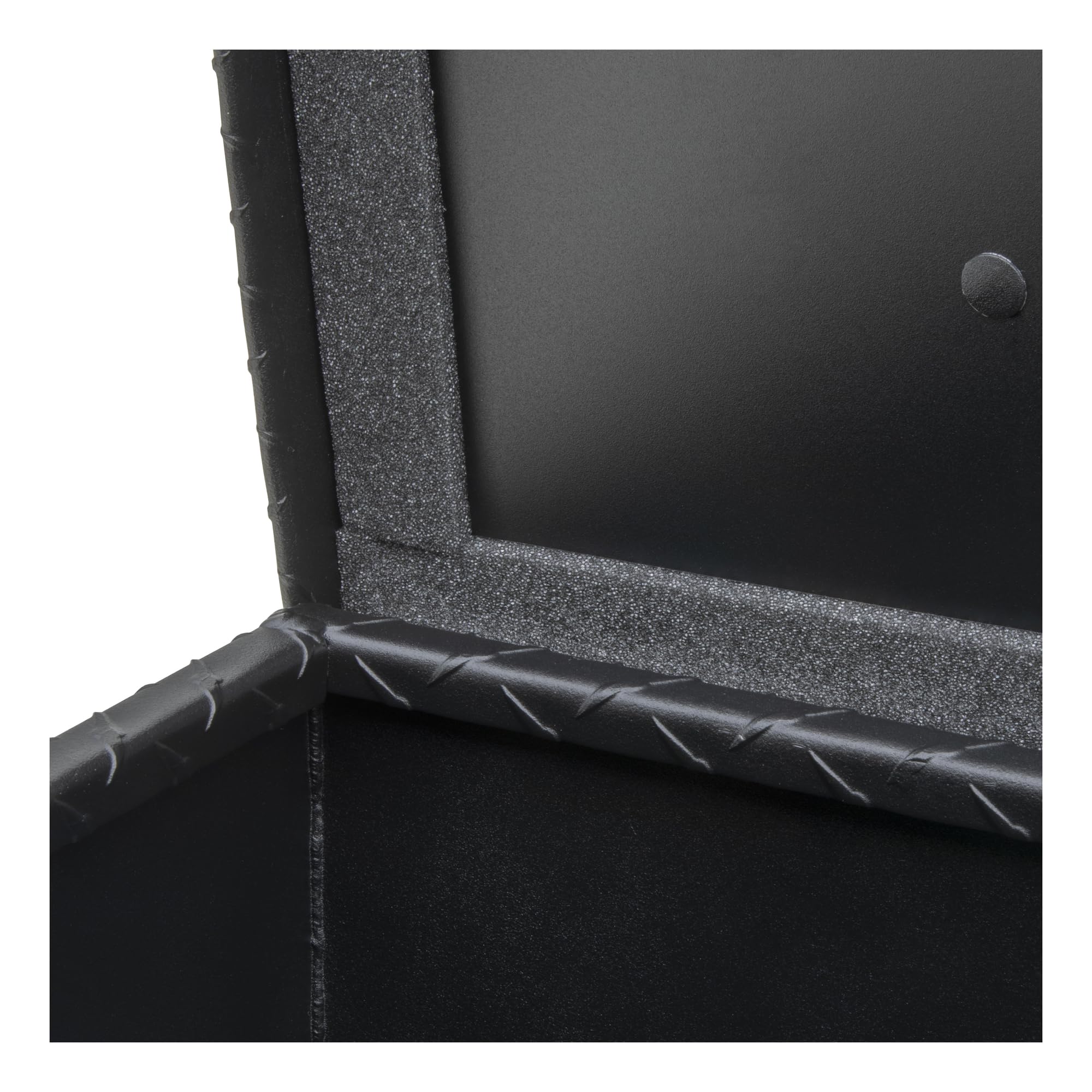 33-Inch UWS EC10993 Matte Black Heavy-Wall Aluminum UTV Side Tool Box for Select Polaris Ranger, RigidCore Lid