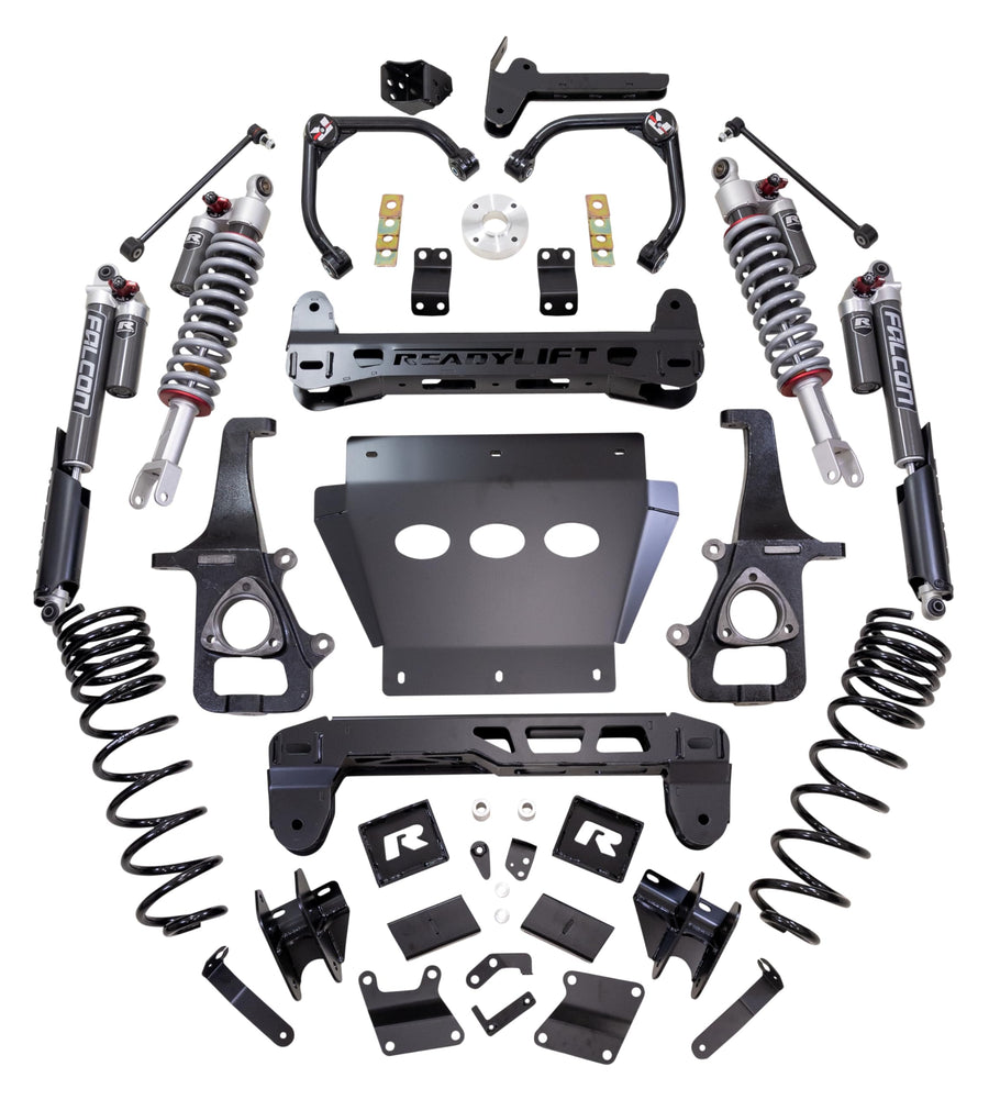 6'' MAX Lift Kit ReadyLIFT with Falcon 3.3 Monotube Struts/Shocks For Ford F150 4WD
