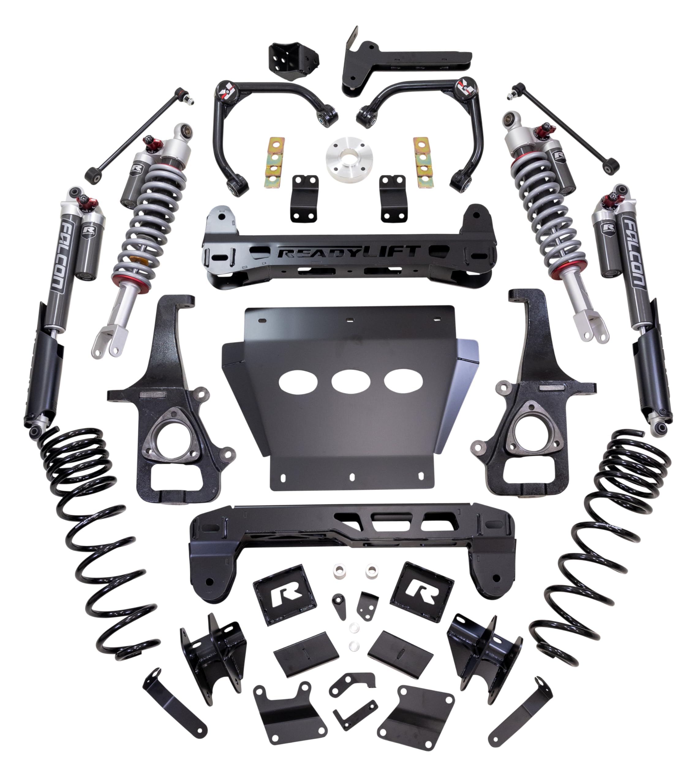 6'' MAX Lift Kit ReadyLIFT with Falcon 3.3 Monotube Struts/Shocks For Ford F150 4WD