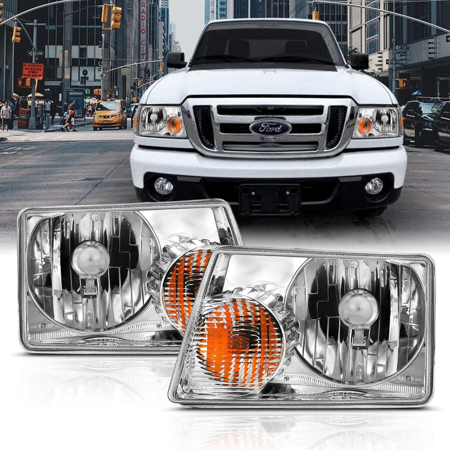 Crystal Headlight Anzo 111473 Chrome