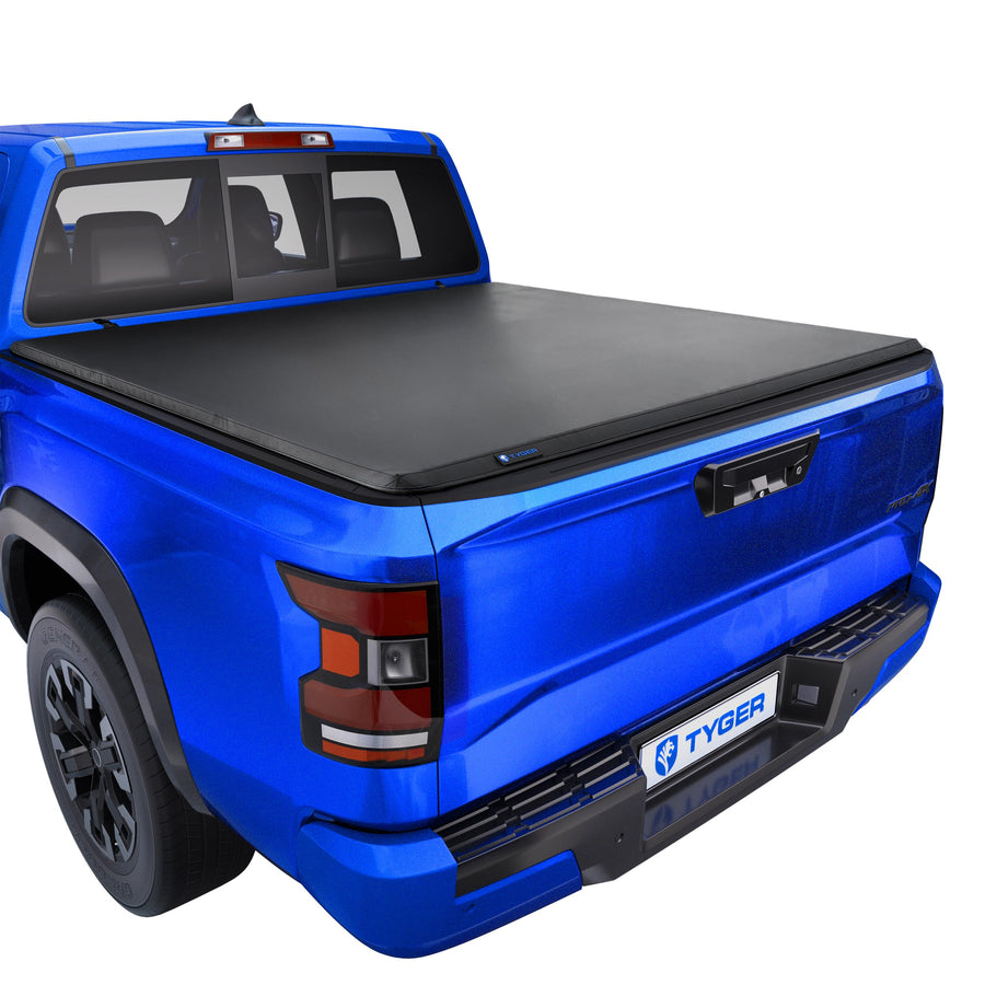 Tyger Auto T3 Soft Truck Bed Tri-fold Tonneau Cover Compatible with 2022-2026 Nissan Frontier | 6' (73") Bed | TG-BC3N1058