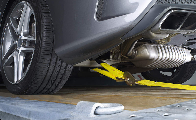 2” x 36” Premium Axle Tie Down Strap with D Rings - Keeper 3,333 lbs. Working Load Limit