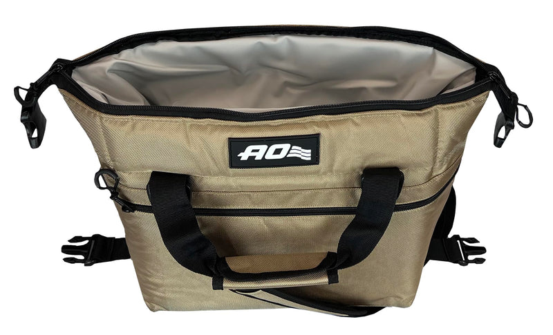Ballistic Series AO Coolers Soft Cooler, Insulated and Leak Proof, 12-Pack, Gold