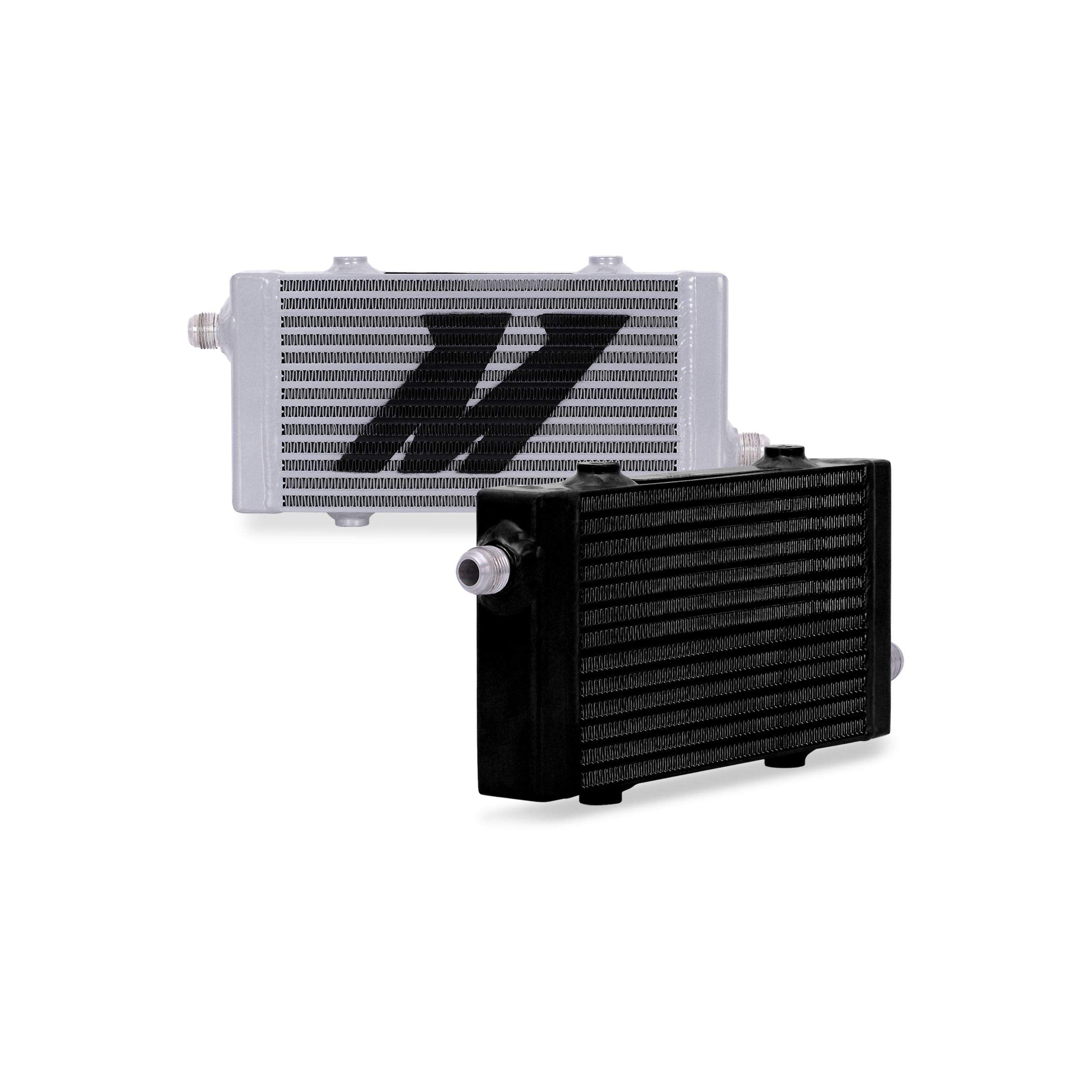 Mishimoto Cross Flow Universal Bar & Plate Oil Cooler, Small, Silver