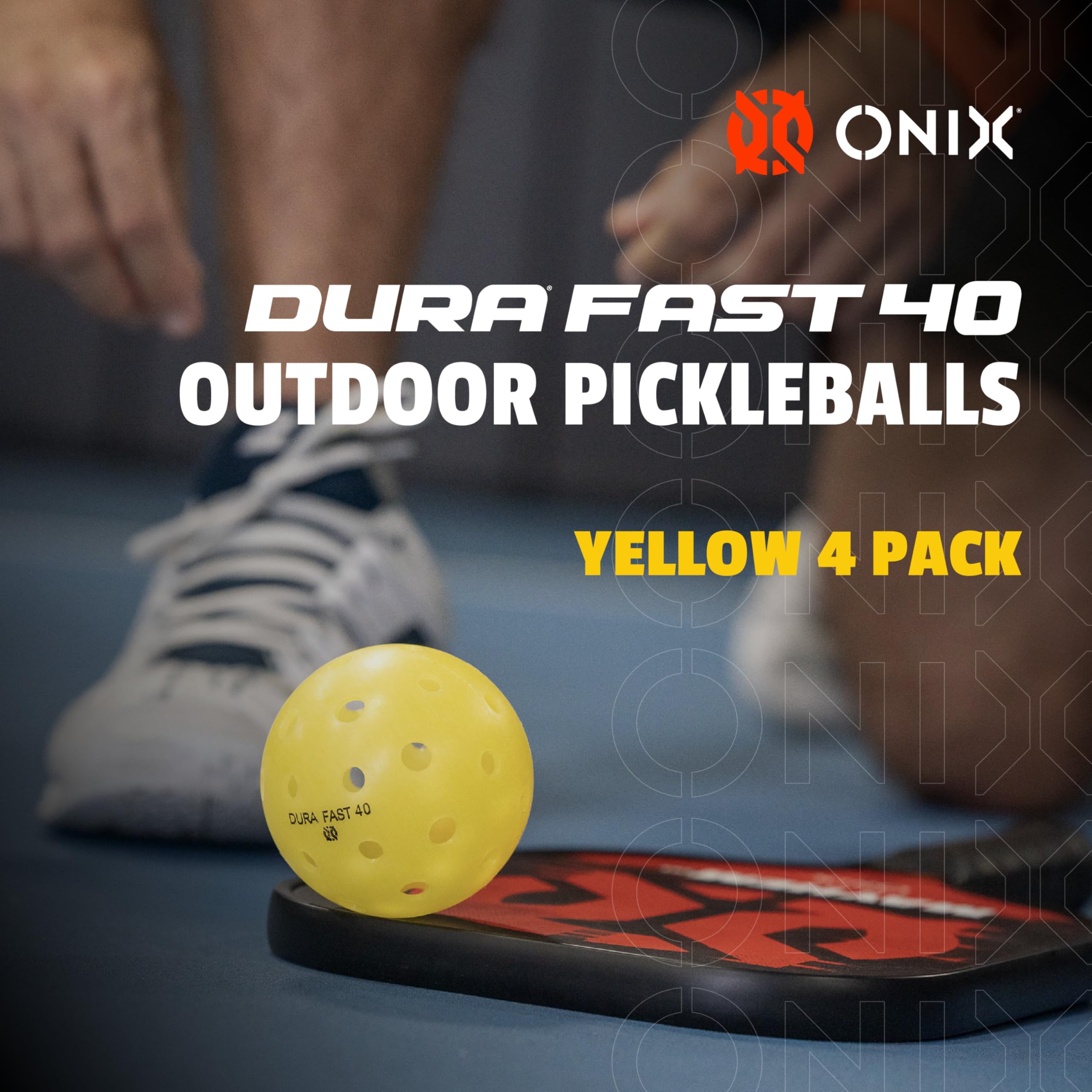 Fast DURA Onix 40 Outdoor Pickleballs – Yellow
