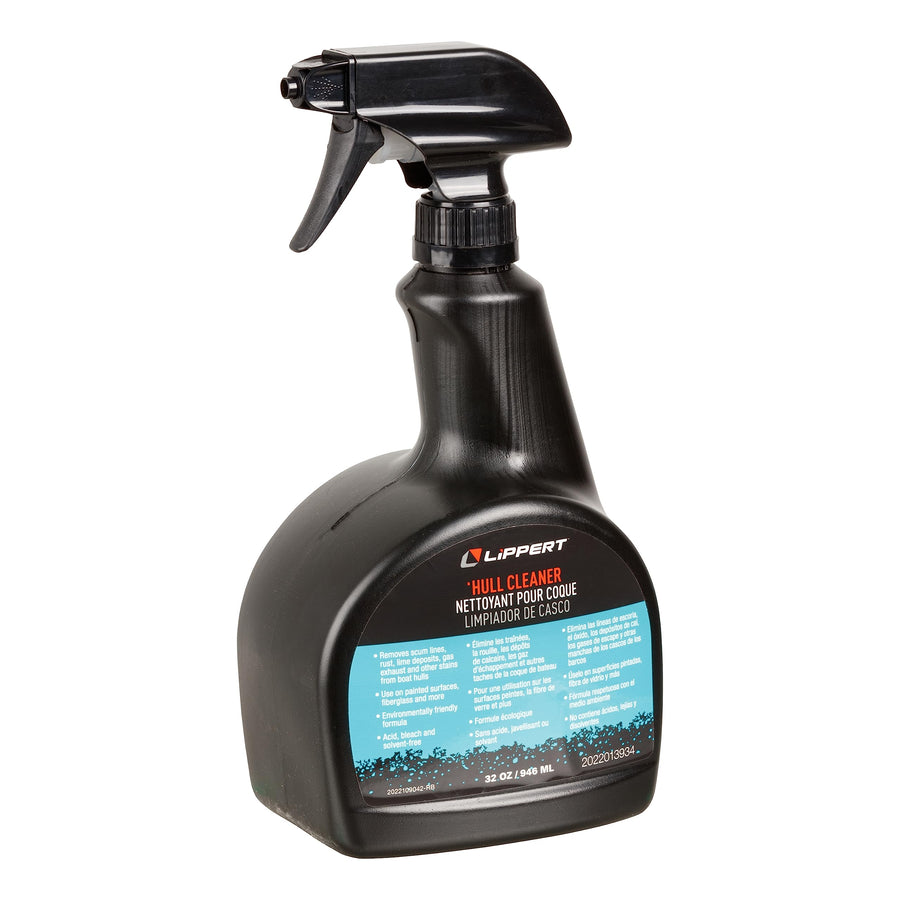 Boat Hull Cleaner Spray Lippert 32 oz. for Exterior Applications, Environmentally Friendly, Acid, Bleach, Solvent-Free, Made in The USA - 2022013934