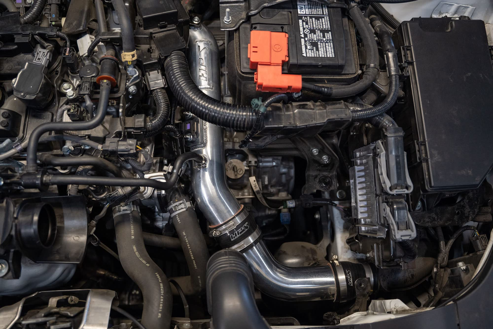 HPS Performance Upper Charge Pipe Polished Cold Side Compatible for 2018-2022 Honda Accord 1.5L Turbo, 17-134P