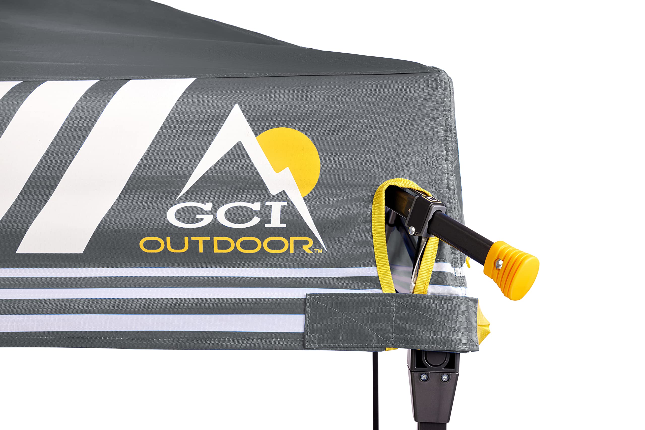 LevrUp GCI Outdoor Pop Up Canopy Tent, 10x10, Mercury Gray