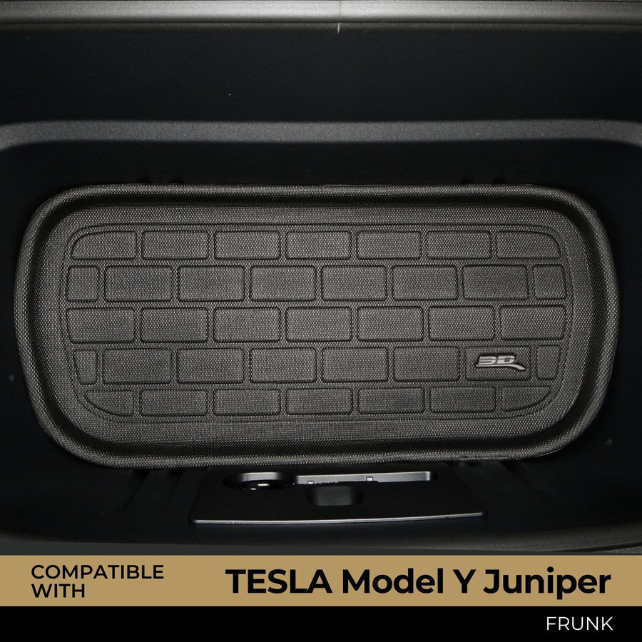 3D MAXpider Kagu Custom Fit Cargo Liner (Black) Compatible with Tesla Model Y Juniper 2026 - Front Cargo Liner