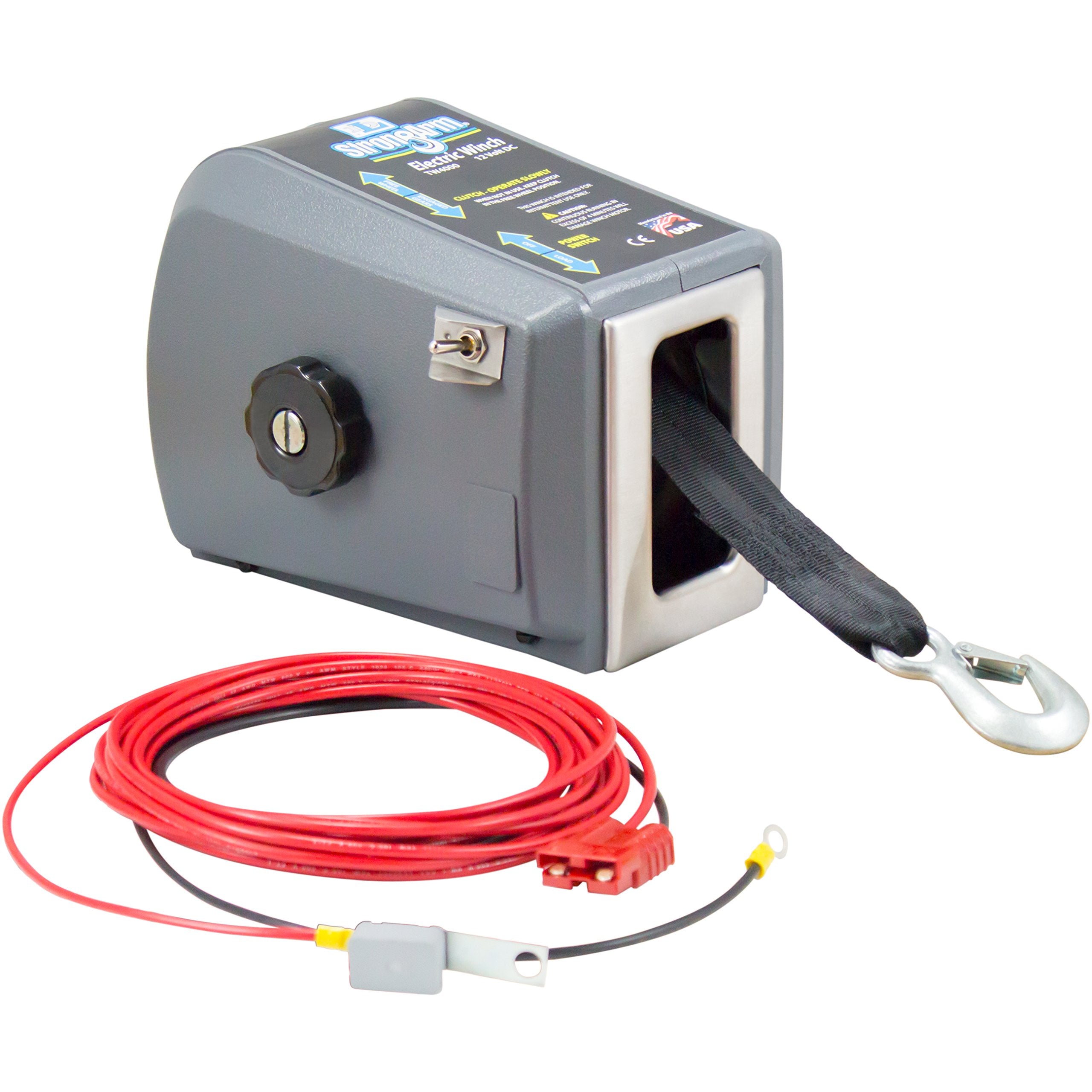 Electric Goldenrod Trailer Winch 1500LBS