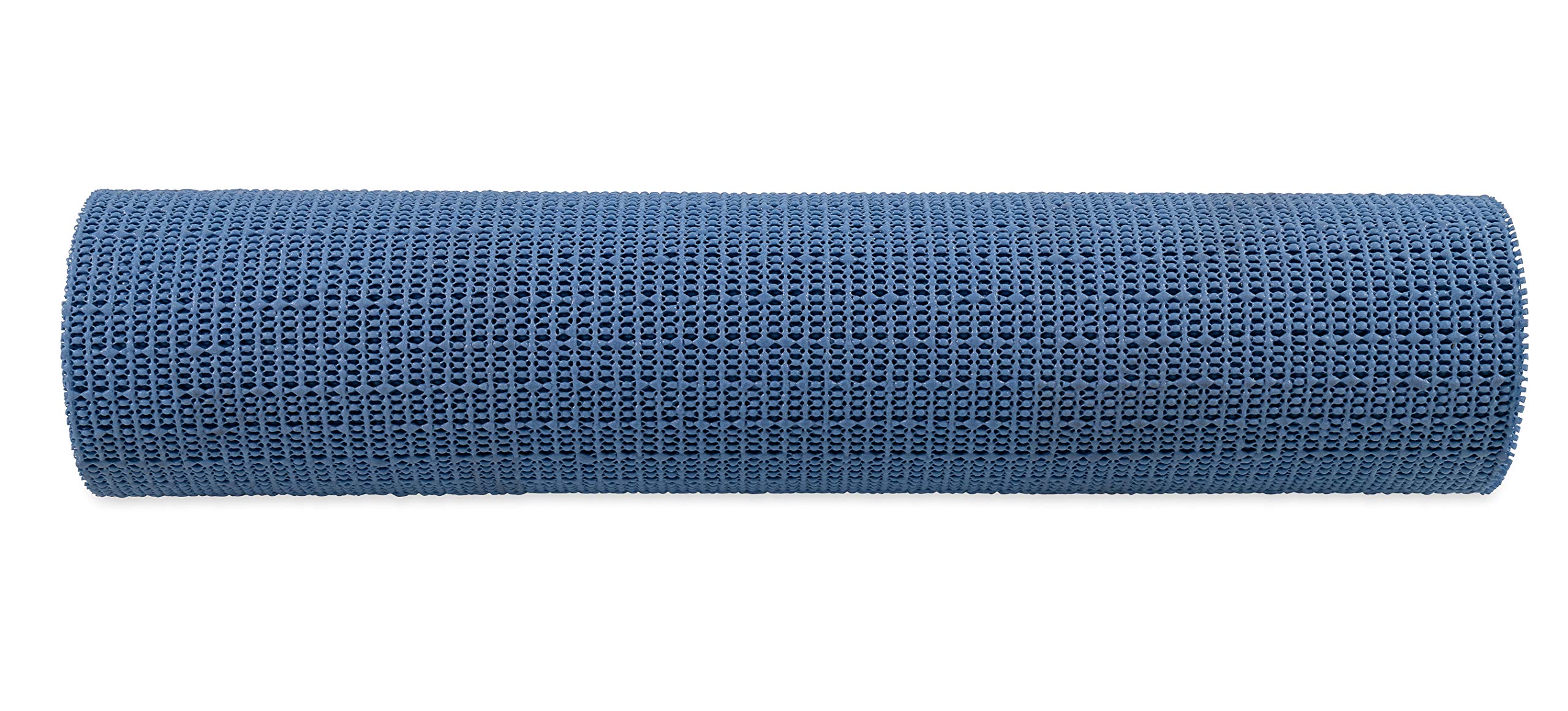 Camco Slip Stop Liner - In RVs & Camper Kitchen Shelves Prevents Sliding and Drawers - Great for Toolboxes, Rugs, & More - Durable, Washable Material - 1' x 12' Roll - Slate Blue (43278)