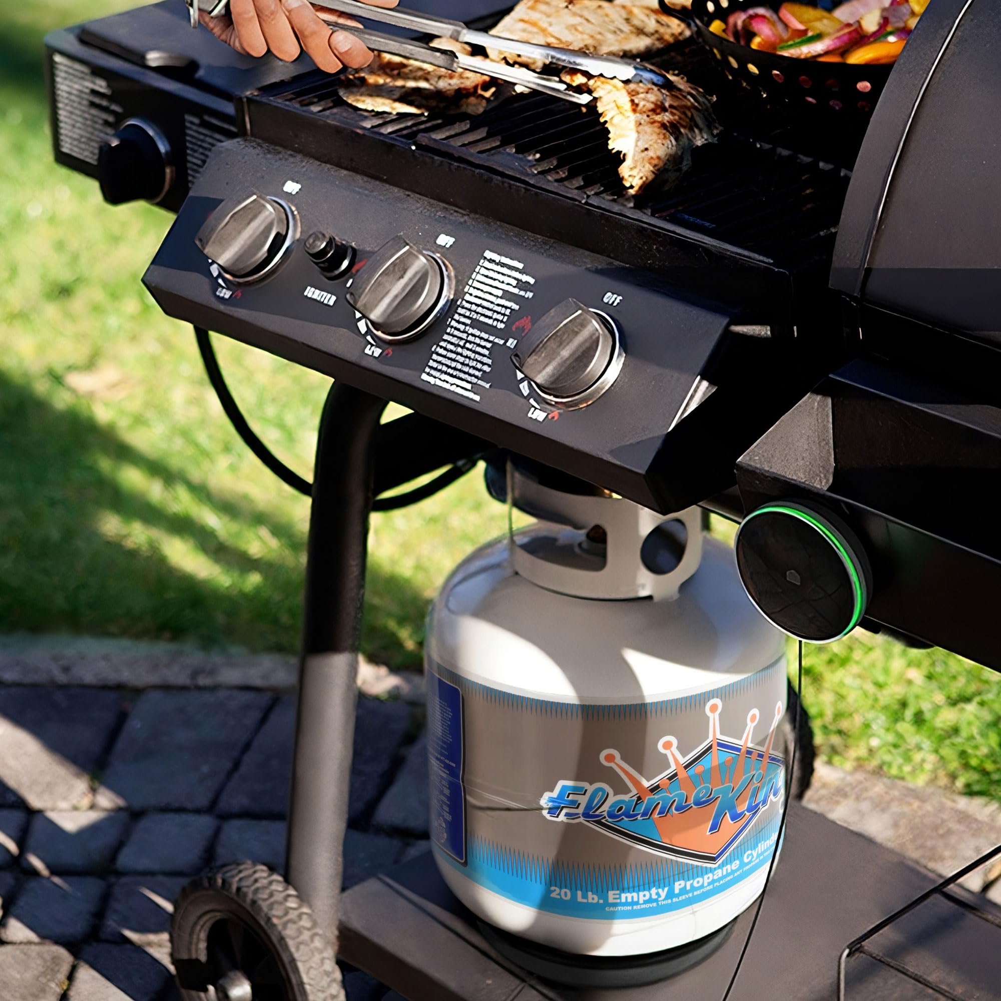 Manchester Tank & Equip Flame King 10504 Grill Propane Tank, 20 lb