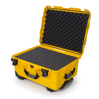 Waterproof NANUK 950 Hard Case with Wheels and Foam Insert - Yellow