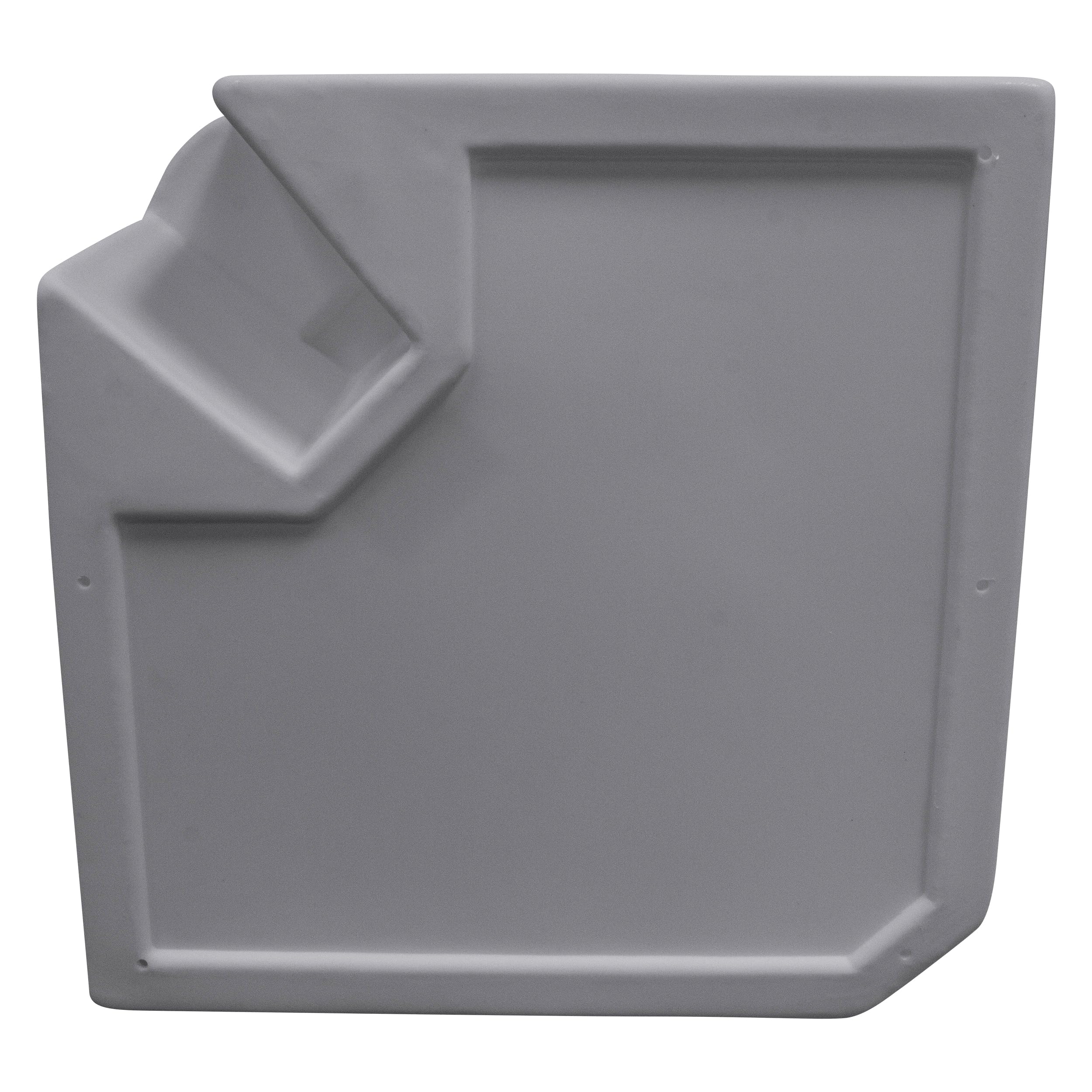 DLX Series Wise 8WD133-1B-221 Pontoon Corner Section - Base Only - Grey