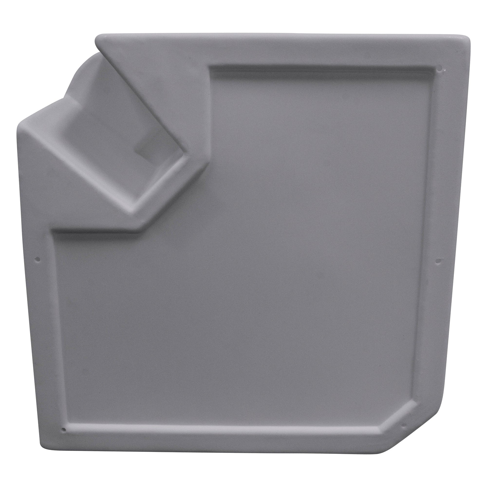 DLX Series Wise 8WD133-1B-221 Pontoon Corner Section - Base Only - Grey